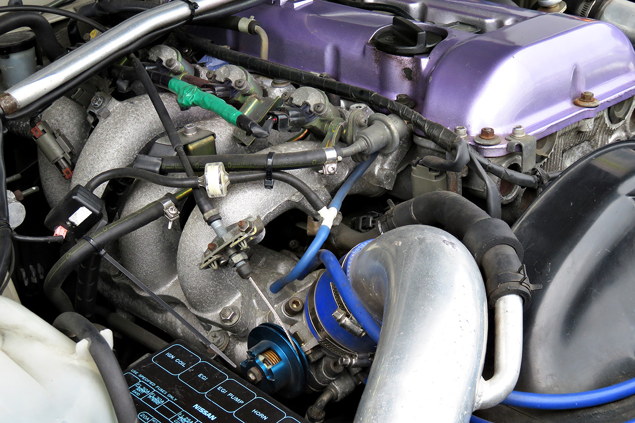 1992 Nissan SILVIA S13 Turbo, Work Emotion wheels,  HPI Intercooler, Aftermarket manifold, Aluminium radiator,  Tein 