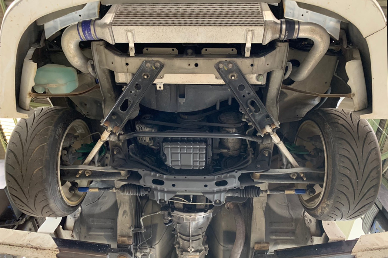 1992 Nissan SILVIA S13 Turbo, Work Emotion wheels,  HPI Intercooler, Aftermarket manifold, Aluminium radiator,  Tein 