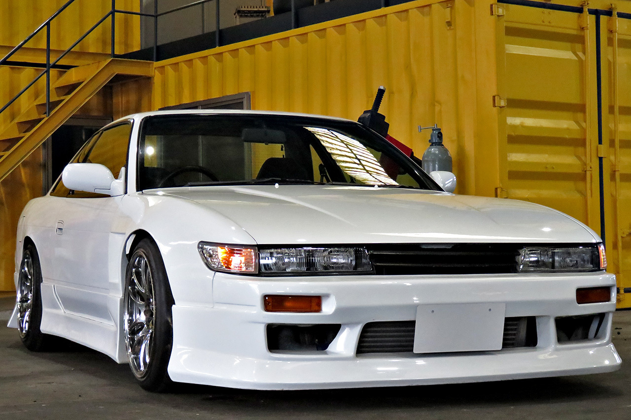 1992 Nissan SILVIA S13 Turbo, Work Emotion wheels,  HPI Intercooler, Aftermarket manifold, Aluminium radiator,  Tein 