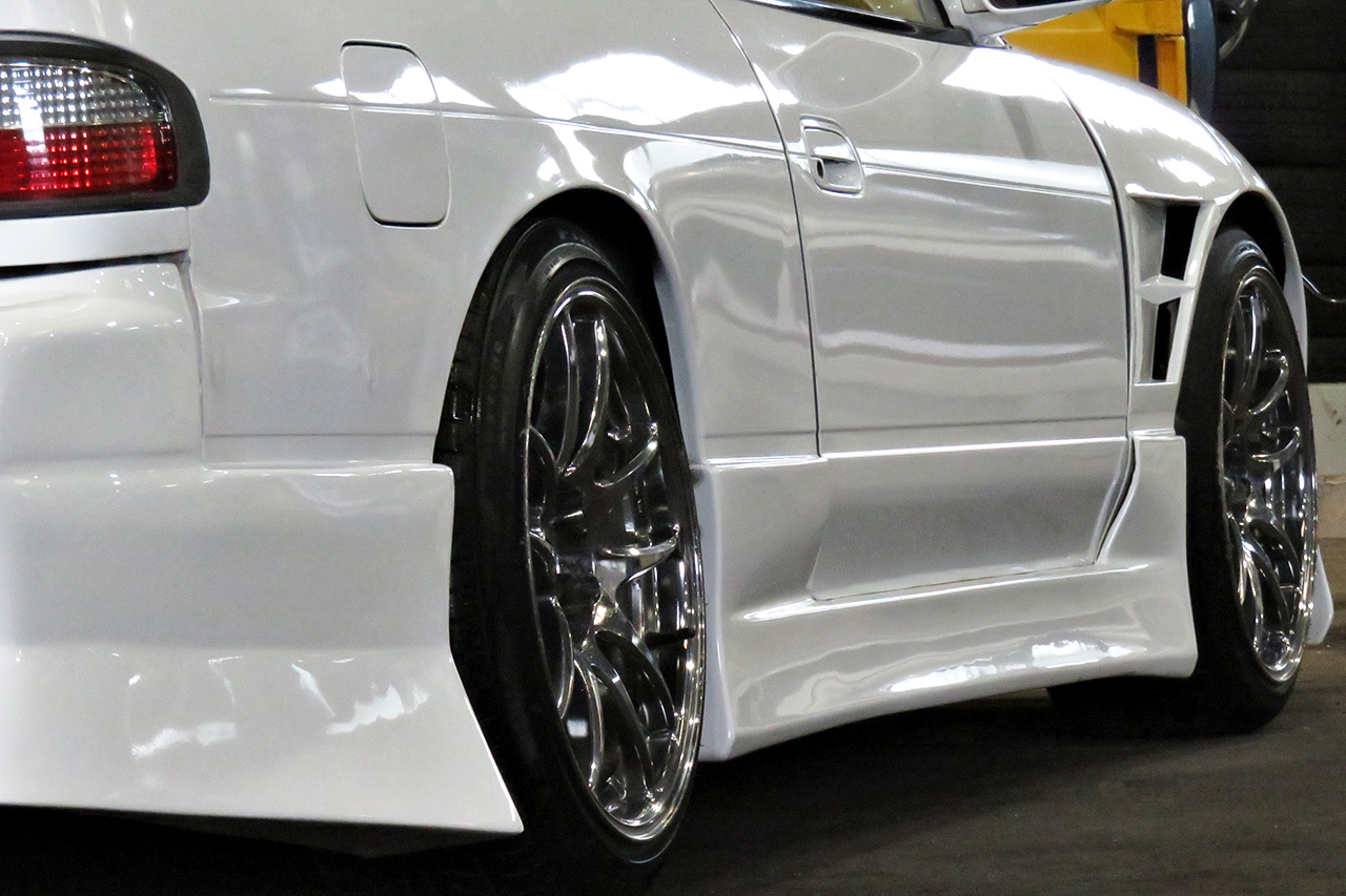1992 Nissan SILVIA S13 Turbo, Work Emotion wheels,  HPI Intercooler, Aftermarket manifold, Aluminium radiator,  Tein 