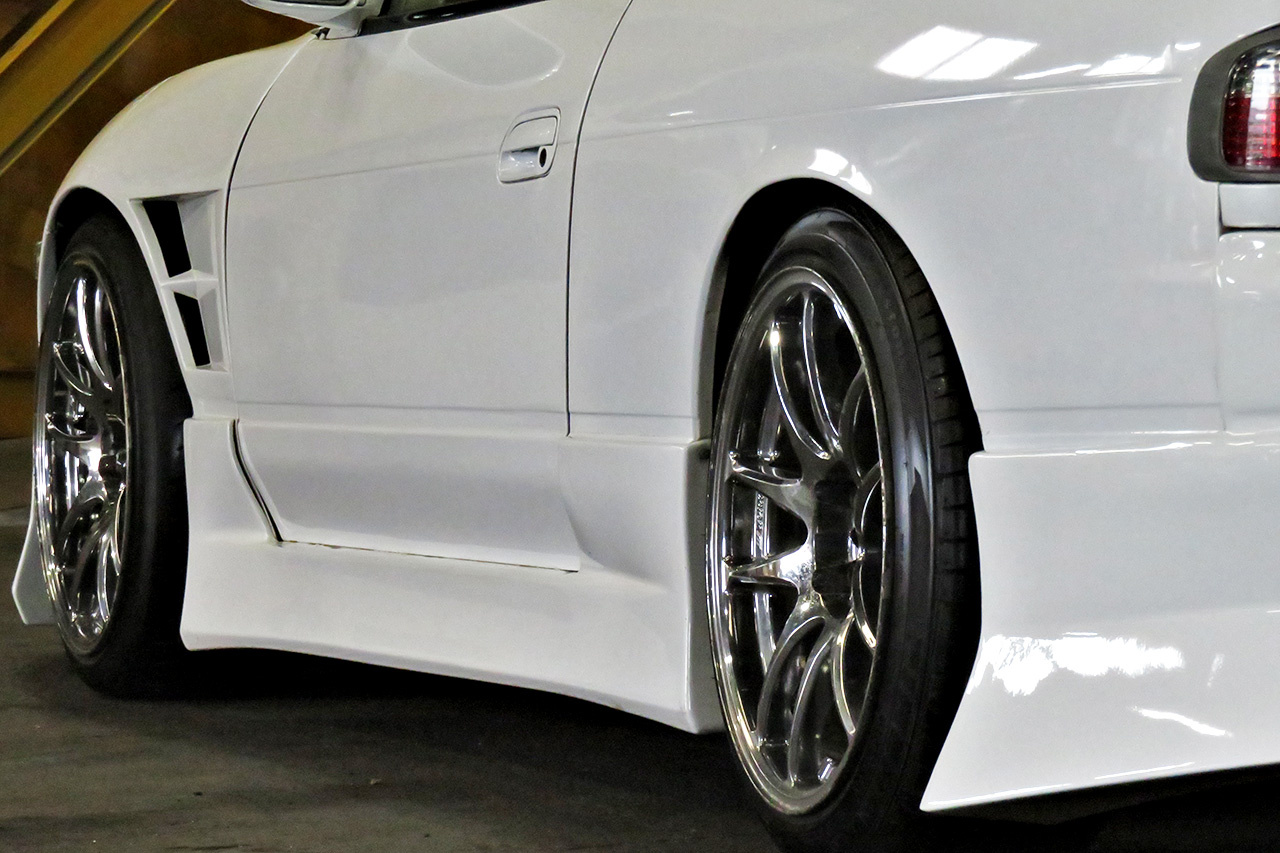 1992 Nissan SILVIA S13 Turbo, Work Emotion wheels,  HPI Intercooler, Aftermarket manifold, Aluminium radiator,  Tein 