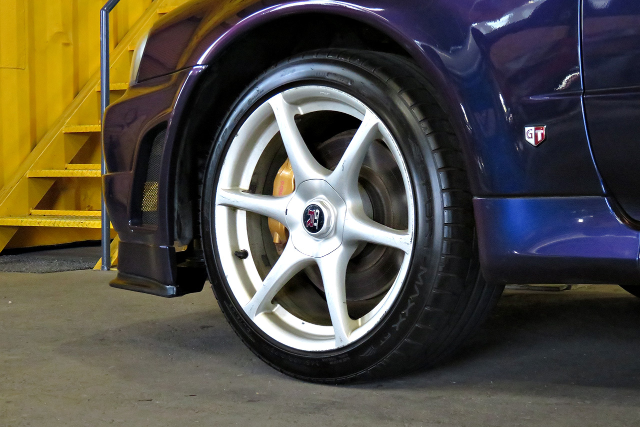 2000 Nissan SKYLINE GT-R R34 GT-R Midnight Purple III, NISMO Front Bumper, NISMO Muffler