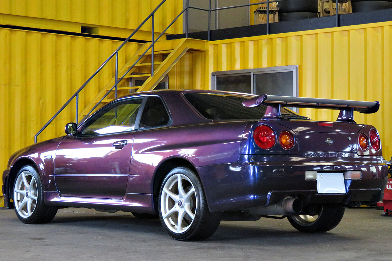 2000 Nissan SKYLINE GT-R R34 GT-R Midnight Purple III, NISMO Front Bumper, NISMO Muffler