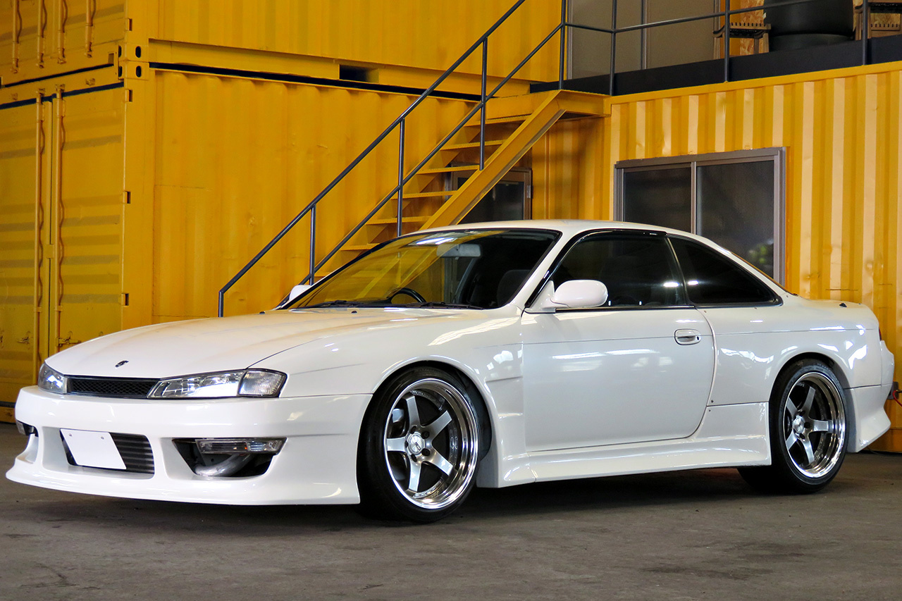 1996 Nissan SILVIA S14 K's Kouki, SSR Professor SP4 18 inch Wheels, HPI Intercooler, Vertex Wide Body Kit