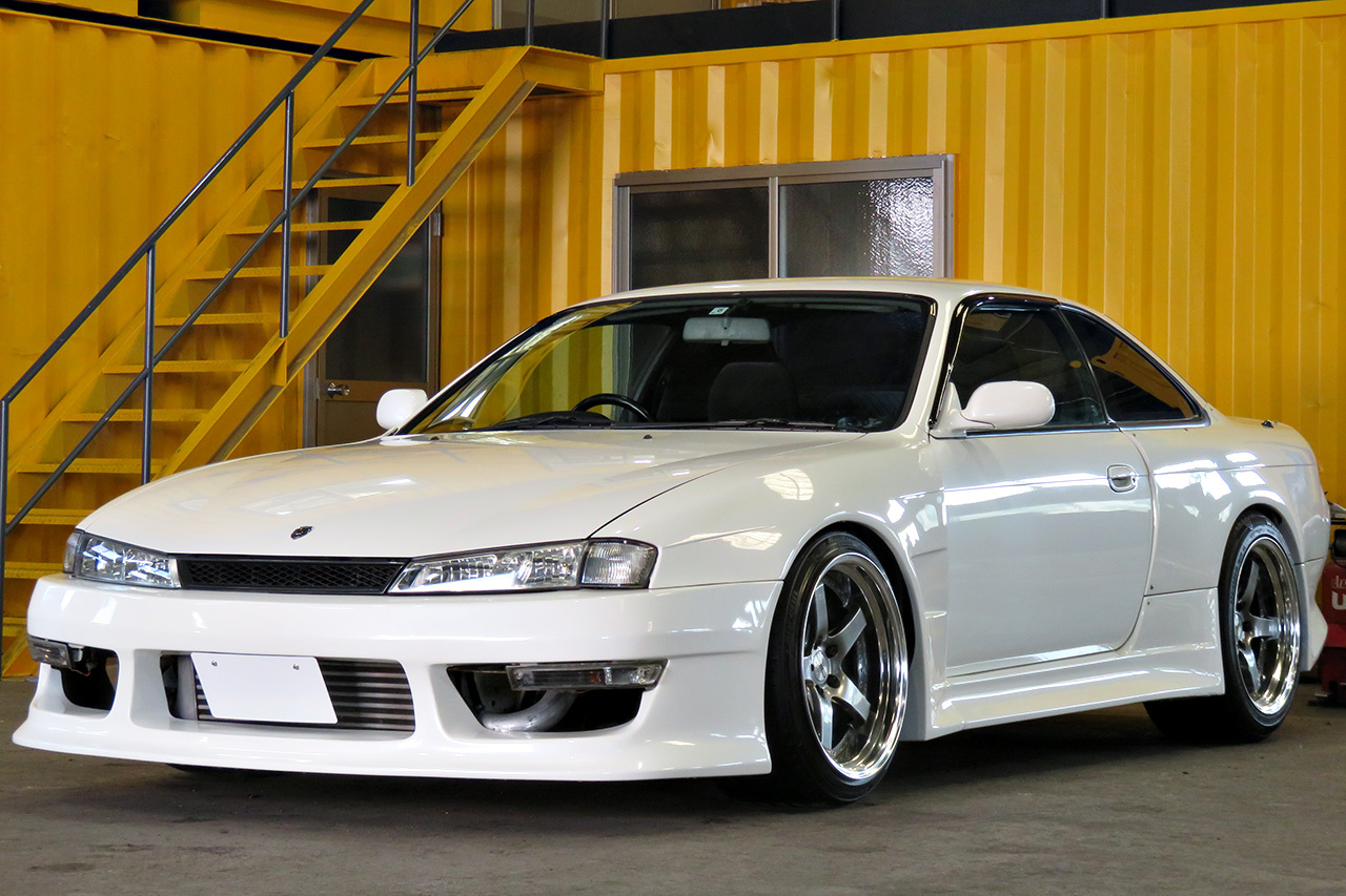 1996 Nissan SILVIA S14 K's Kouki, SSR Professor SP4 18 inch Wheels, HPI Intercooler, Vertex Wide Body Kit