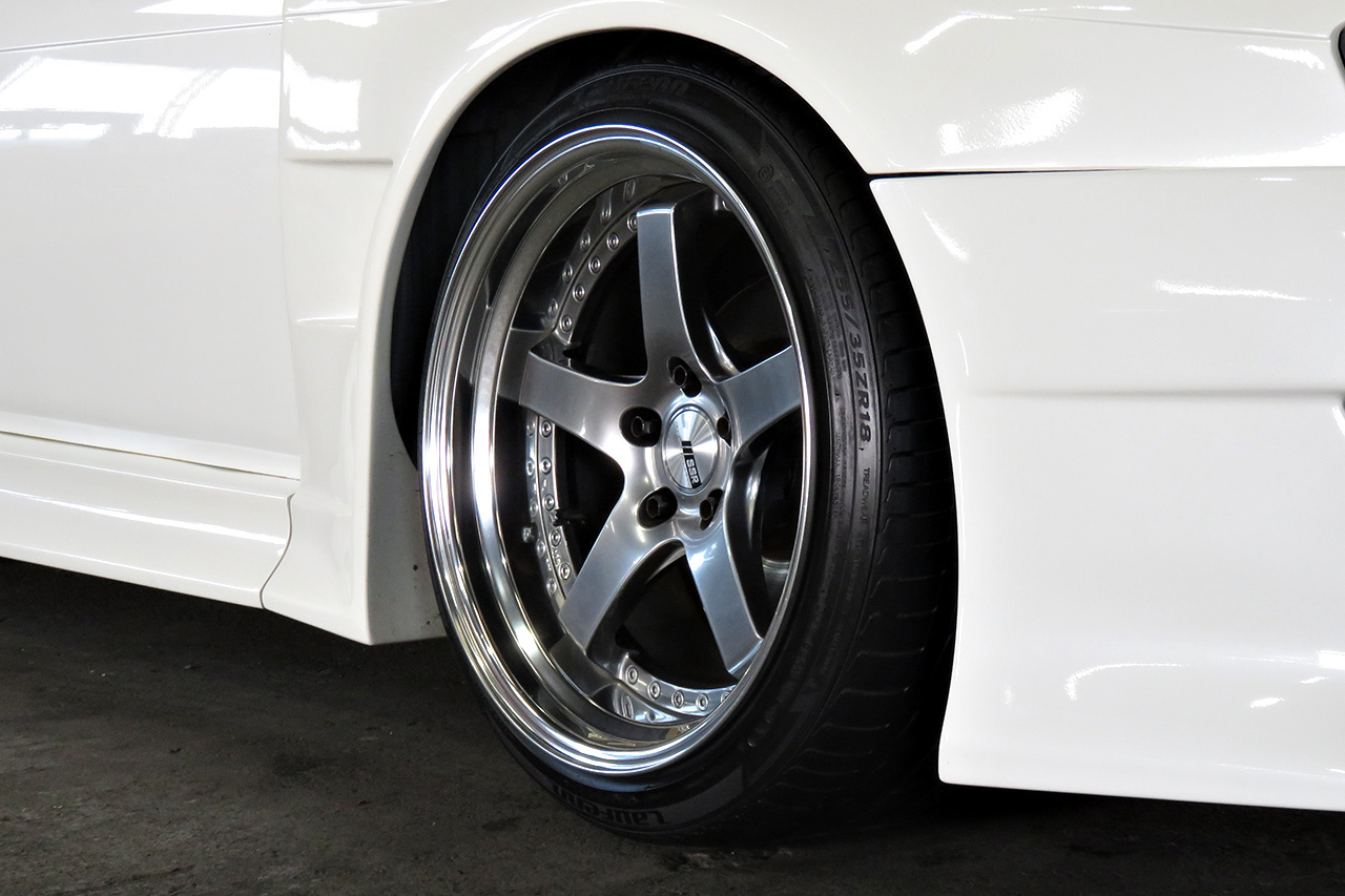 1996 Nissan SILVIA S14 K's Kouki, SSR Professor SP4 18 inch Wheels, HPI Intercooler, Vertex Wide Body Kit