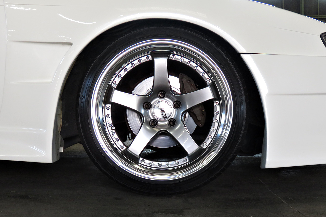 1996 Nissan SILVIA S14 K's Kouki, SSR Professor SP4 18 inch Wheels, HPI Intercooler, Vertex Wide Body Kit