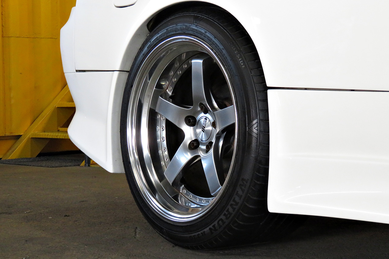 1996 Nissan SILVIA S14 K's Kouki, SSR Professor SP4 18 inch Wheels, HPI Intercooler, Vertex Wide Body Kit