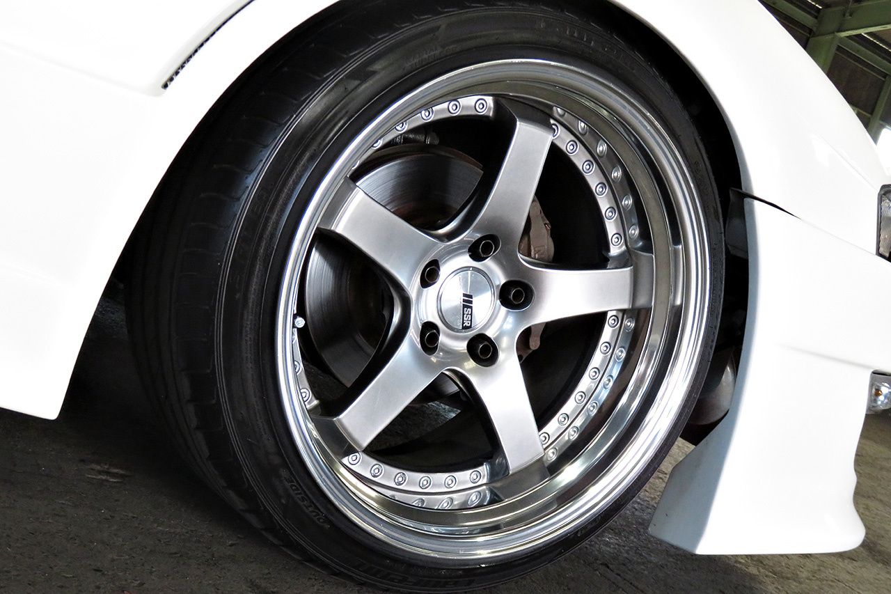 1996 Nissan SILVIA S14 K's Kouki, SSR Professor SP4 18 inch Wheels, HPI Intercooler, Vertex Wide Body Kit
