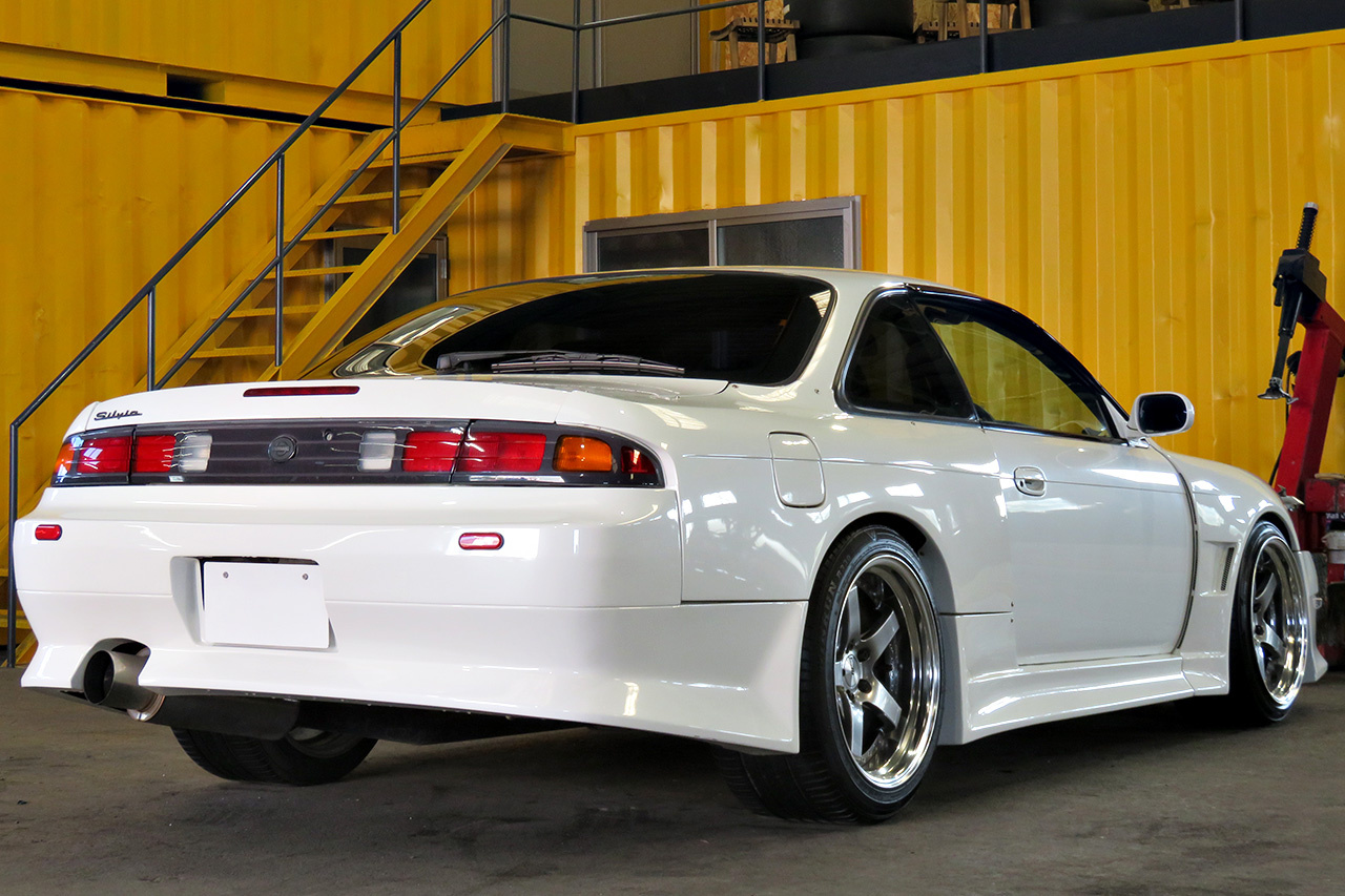 1996 Nissan SILVIA S14 K's Kouki, SSR Professor SP4 18 inch Wheels, HPI Intercooler, Vertex Wide Body Kit