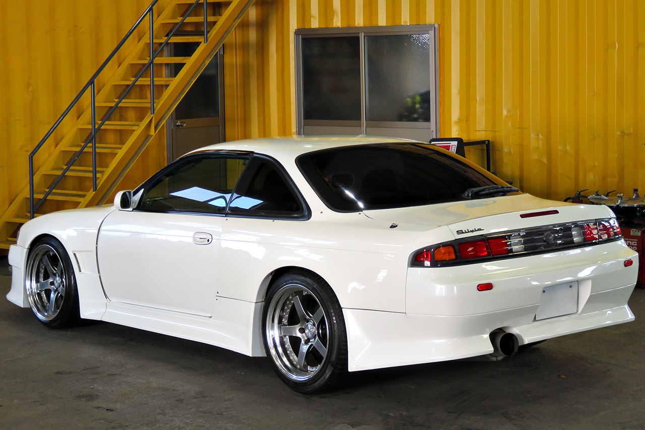 1996 Nissan SILVIA S14 K's Kouki, SSR Professor SP4 18 inch Wheels, HPI Intercooler, Vertex Wide Body Kit