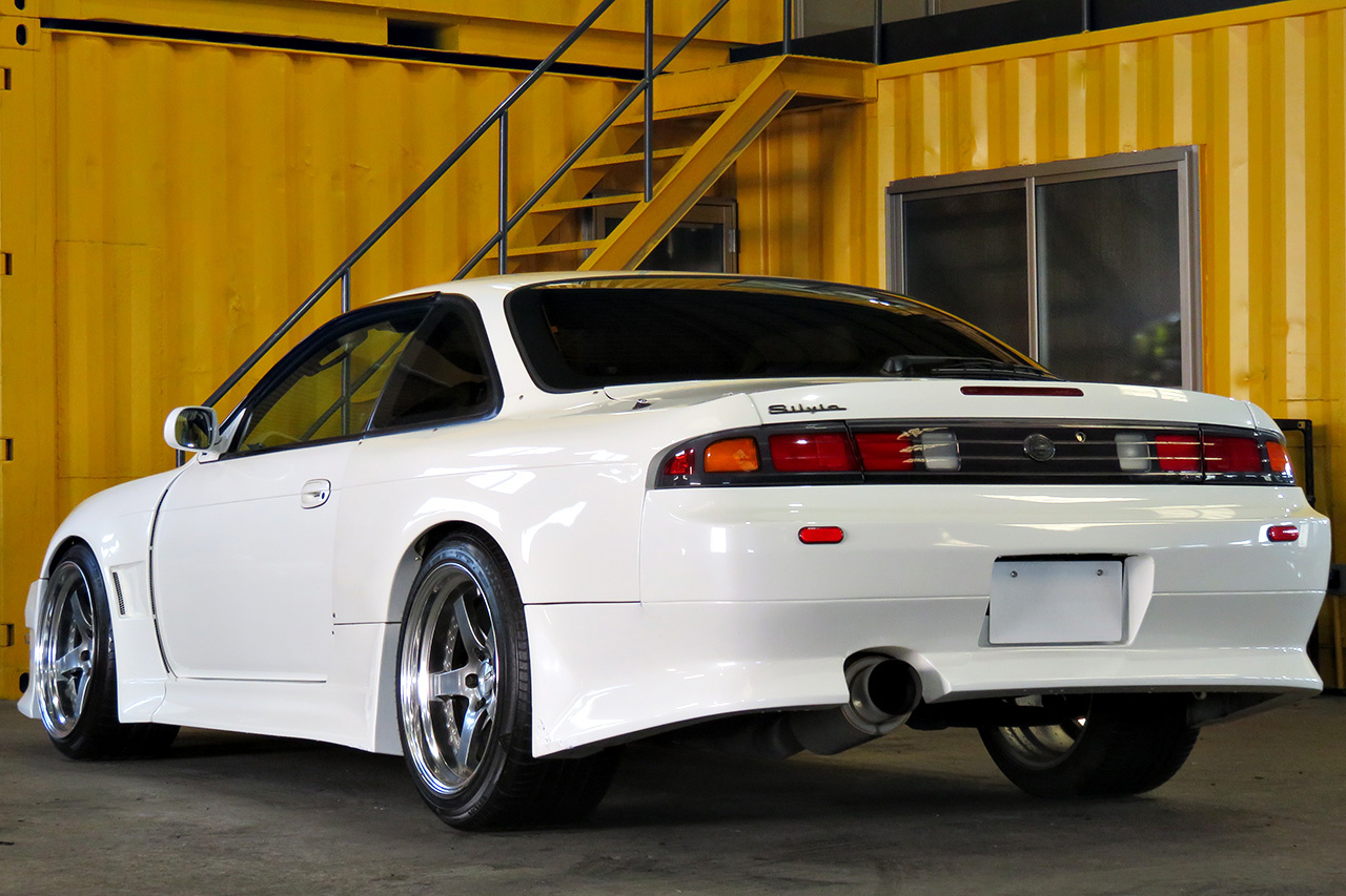 1996 Nissan SILVIA S14 K's Kouki, SSR Professor SP4 18 inch Wheels, HPI Intercooler, Vertex Wide Body Kit