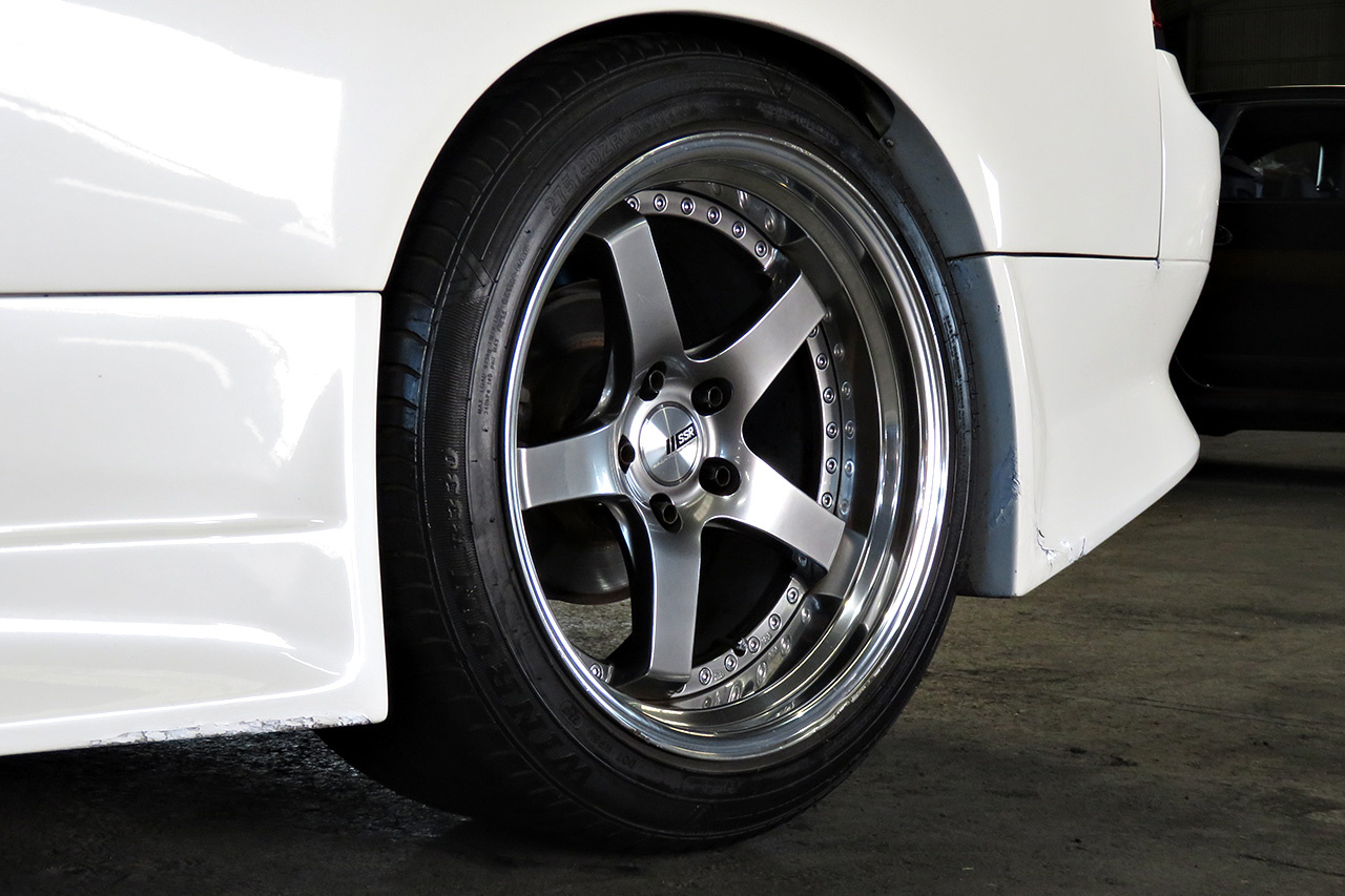 1996 Nissan SILVIA S14 K's Kouki, SSR Professor SP4 18 inch Wheels, HPI Intercooler, Vertex Wide Body Kit