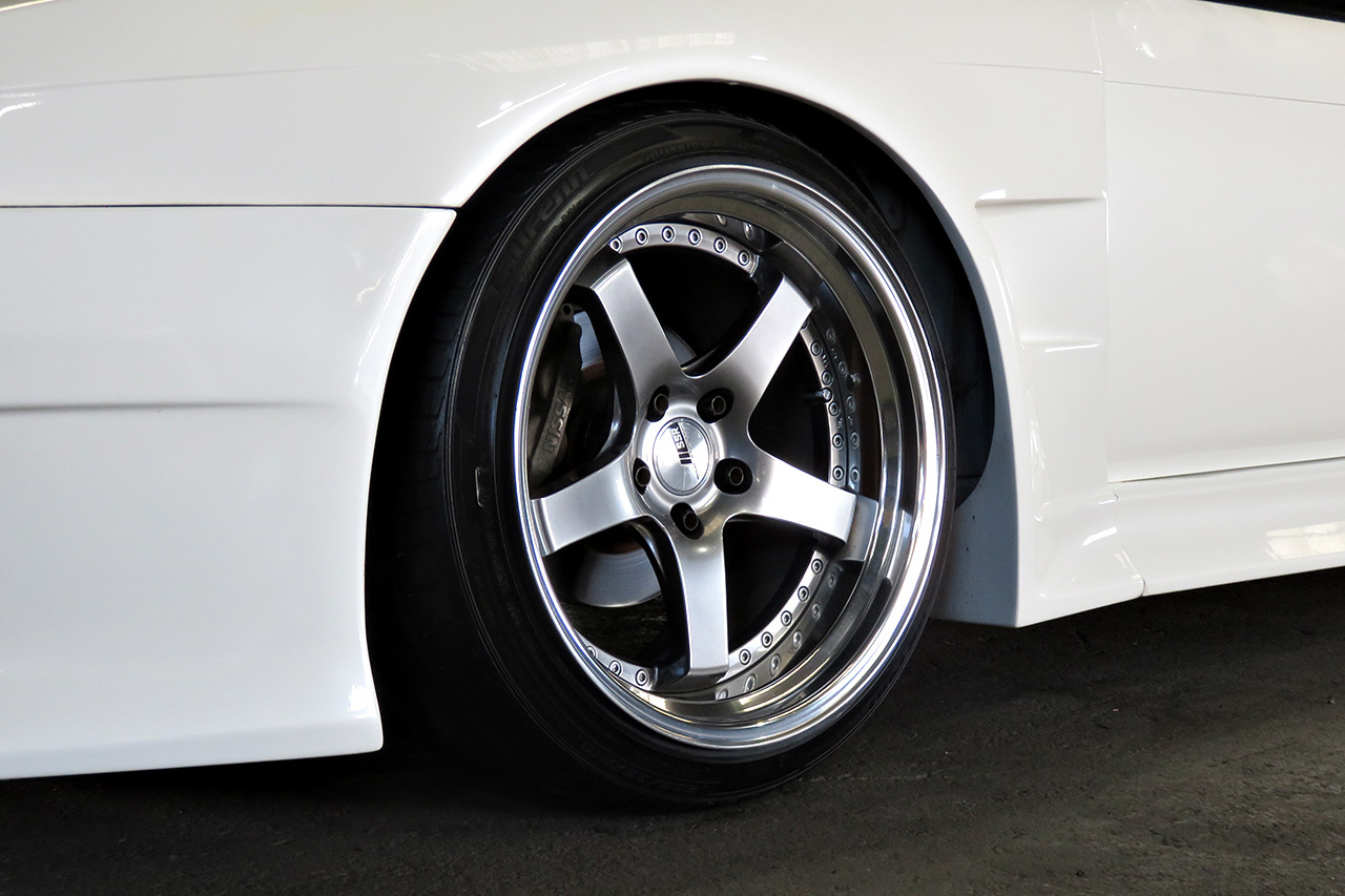 1996 Nissan SILVIA S14 K's Kouki, SSR Professor SP4 18 inch Wheels, HPI Intercooler, Vertex Wide Body Kit