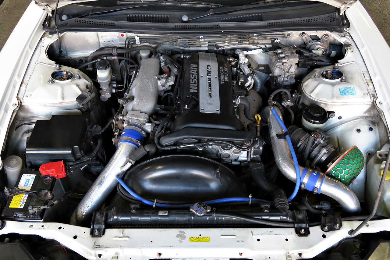 1996 Nissan SILVIA S14 K's Kouki, SSR Professor SP4 18 inch Wheels, HPI Intercooler, Vertex Wide Body Kit
