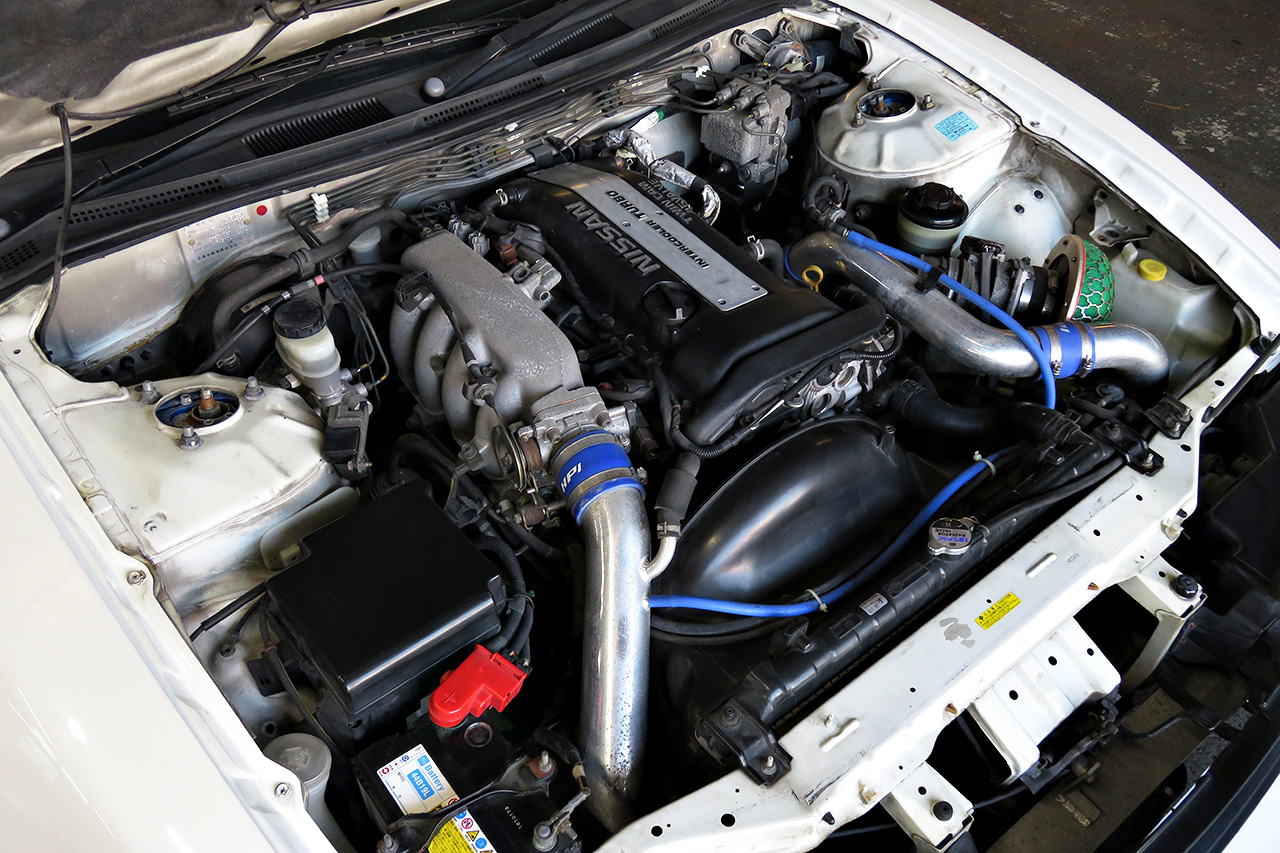 1996 Nissan SILVIA S14 K's Kouki, SSR Professor SP4 18 inch Wheels, HPI Intercooler, Vertex Wide Body Kit