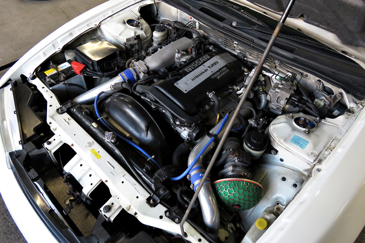 1996 Nissan SILVIA S14 K's Kouki, SSR Professor SP4 18 inch Wheels, HPI Intercooler, Vertex Wide Body Kit