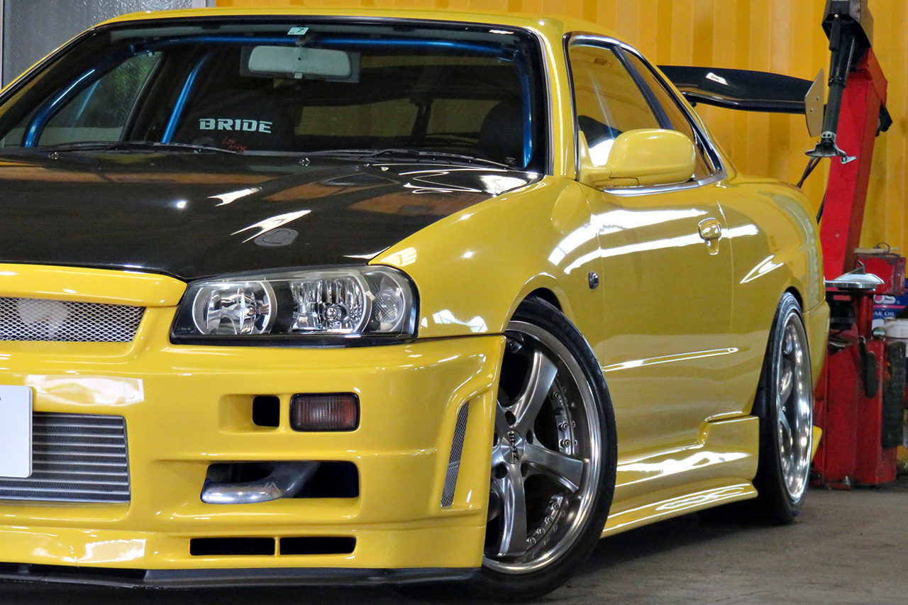 1999 Nissan SKYLINE COUPE 25GT TURBO, HKS Muffler, Apexi Power FC, HPI Radiator, HPI Intercooler, Aftermarket Full Body Kit