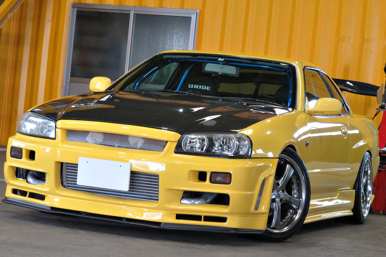 1999 Nissan SKYLINE COUPE 25GT TURBO, HKS Muffler, Apexi Power FC, HPI Radiator, HPI Intercooler, Aftermarket Full Body Kit