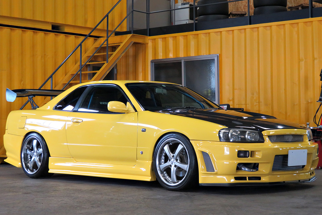 1999 Nissan SKYLINE COUPE 25GT TURBO, HKS Muffler, Apexi Power FC, HPI Radiator, HPI Intercooler, Aftermarket Full Body Kit