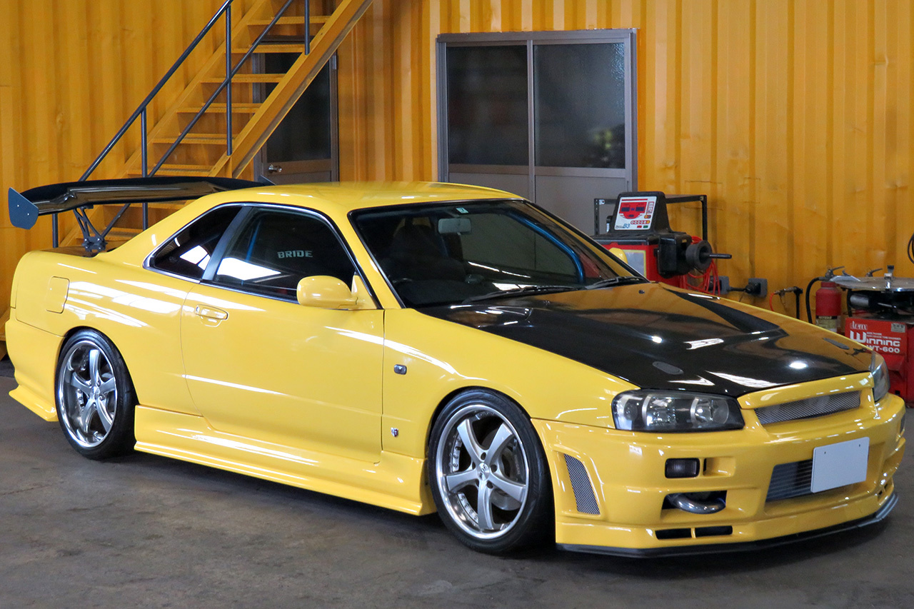 1999 Nissan SKYLINE COUPE 25GT TURBO, HKS Muffler, Apexi Power FC, HPI Radiator, HPI Intercooler, Aftermarket Full Body Kit