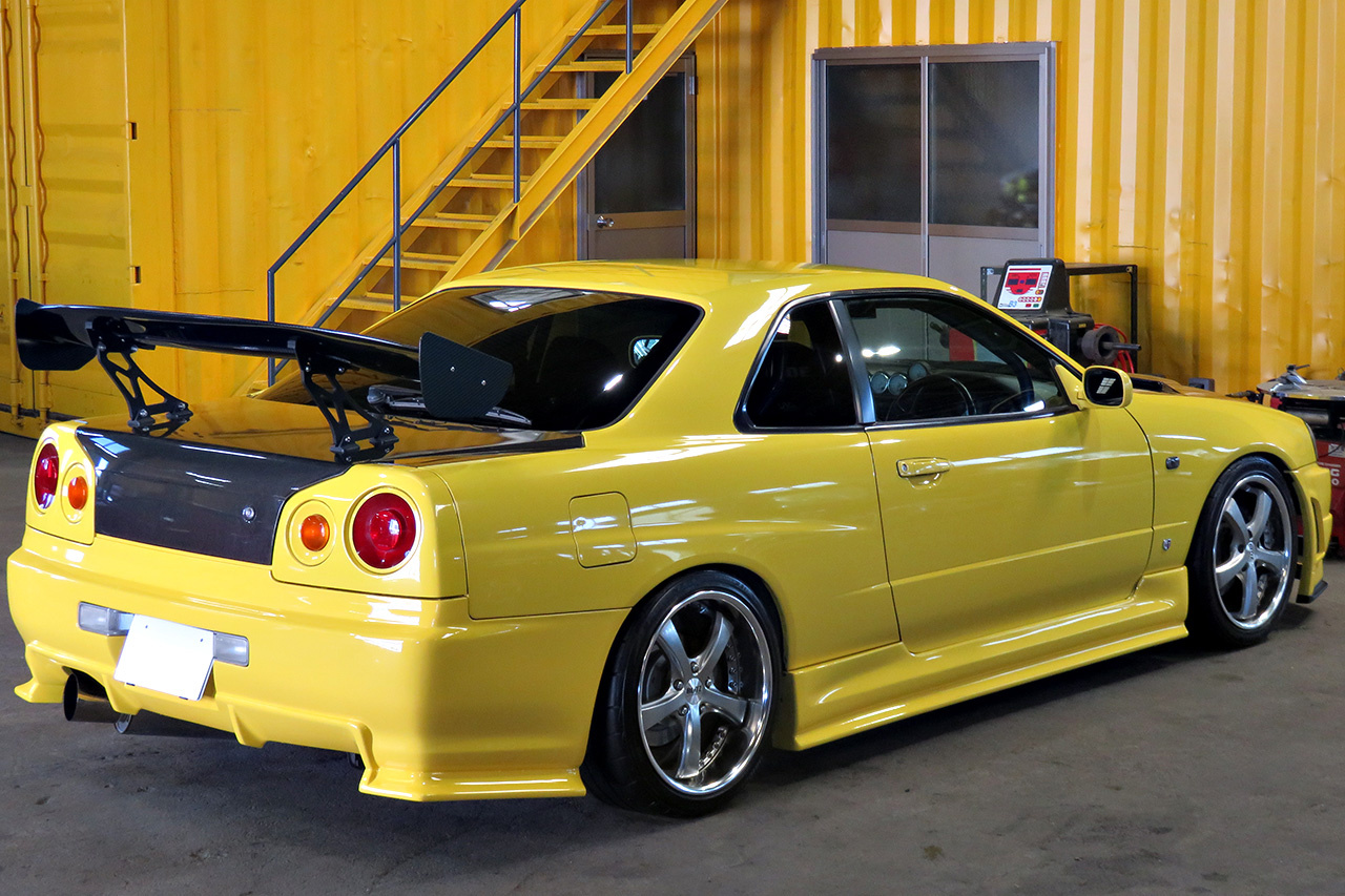 1999 Nissan SKYLINE COUPE 25GT TURBO, HKS Muffler, Apexi Power FC, HPI Radiator, HPI Intercooler, Aftermarket Full Body Kit