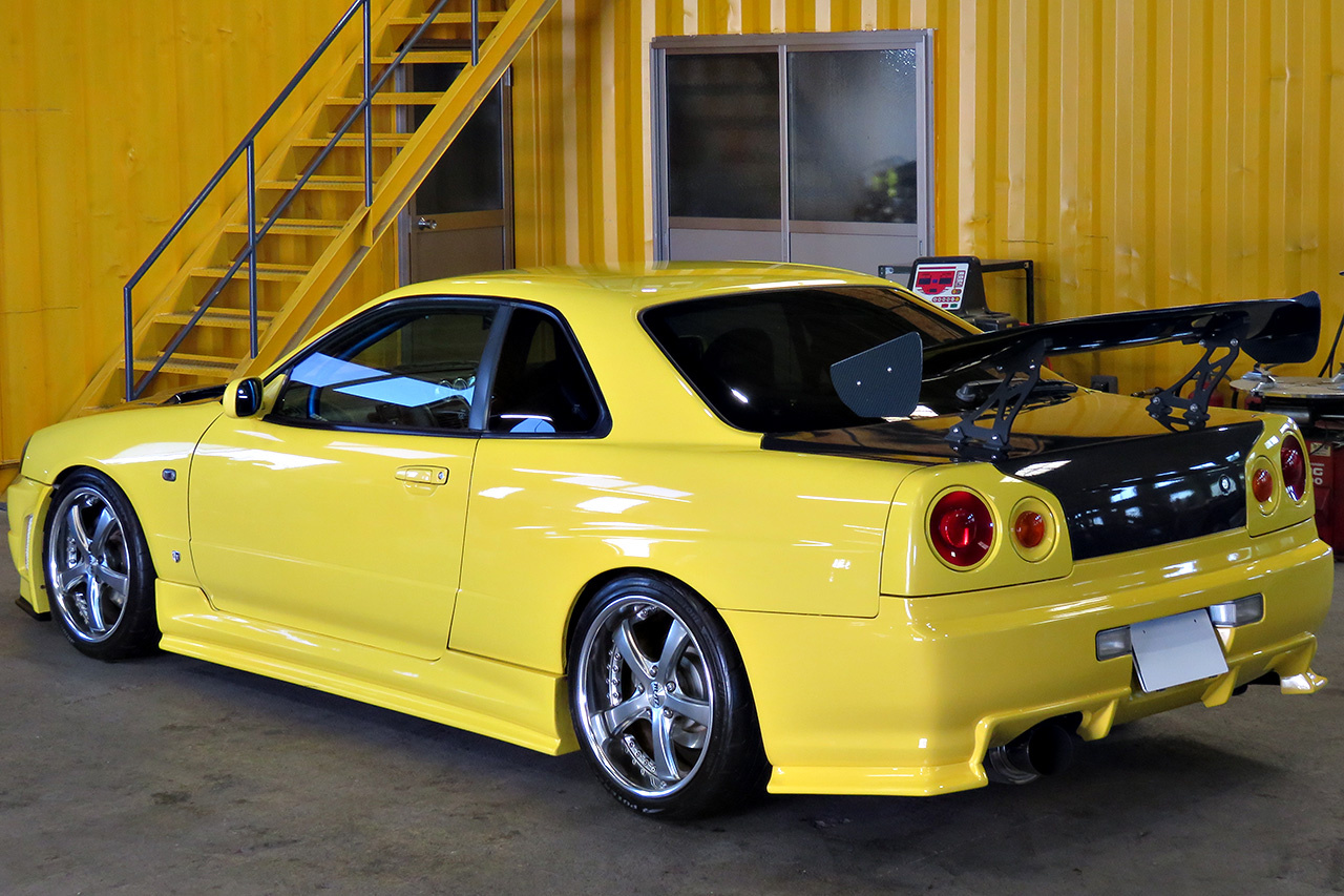 1999 Nissan SKYLINE COUPE 25GT TURBO, HKS Muffler, Apexi Power FC, HPI Radiator, HPI Intercooler, Aftermarket Full Body Kit