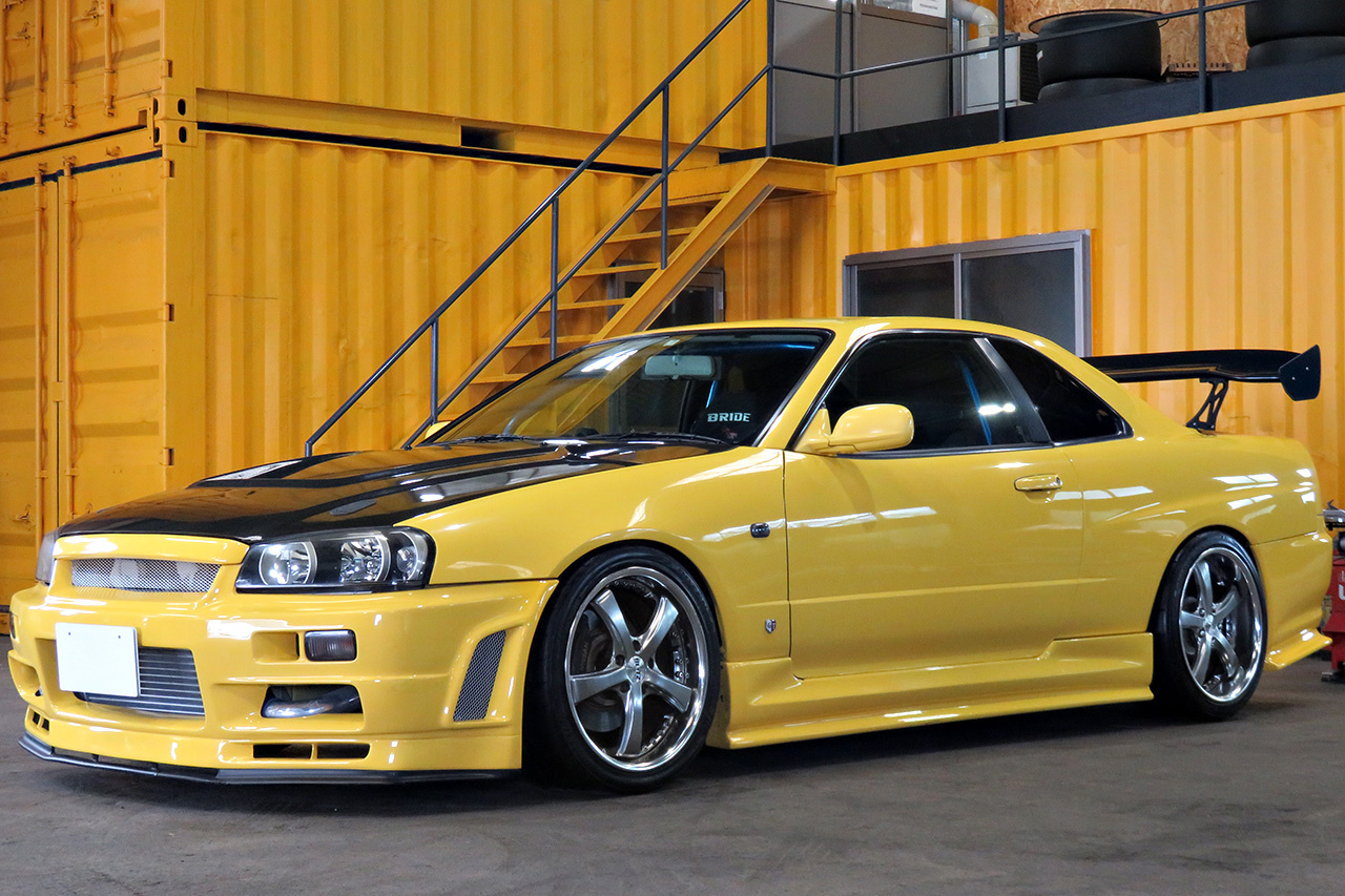 1999 Nissan SKYLINE COUPE 25GT TURBO, HKS Muffler, Apexi Power FC, HPI Radiator, HPI Intercooler, Aftermarket Full Body Kit
