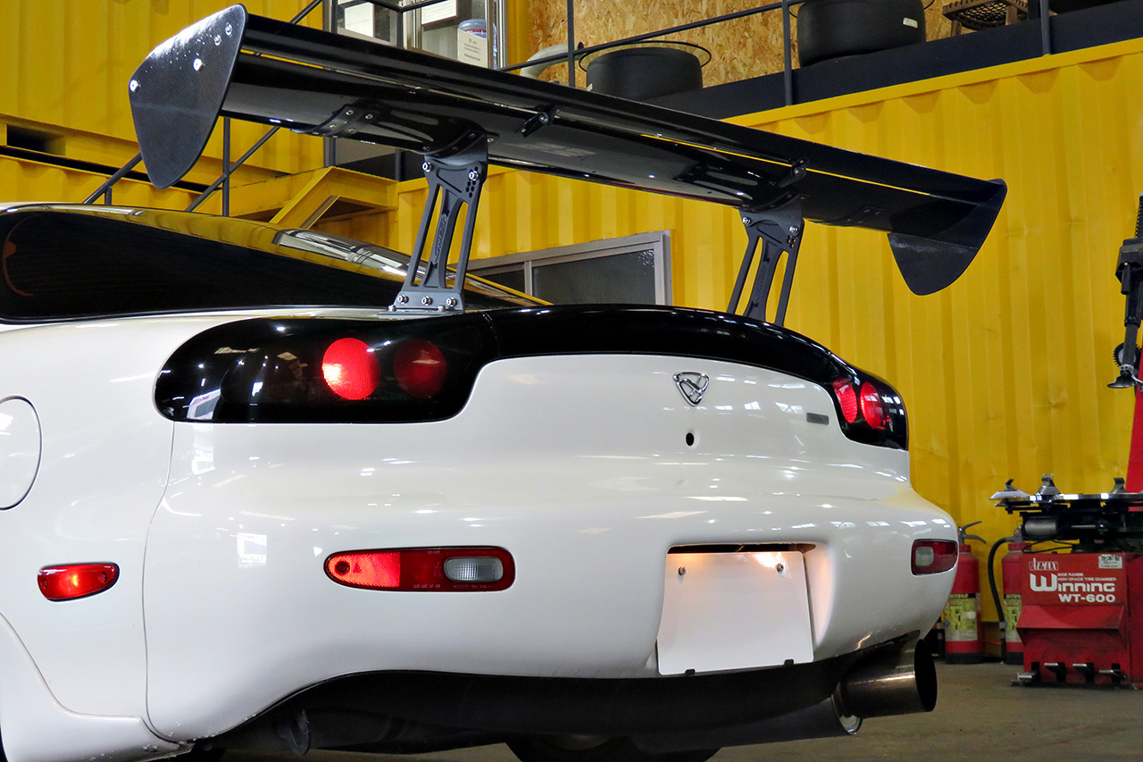 1994 Mazda ENFINI RX-7 Rays TE37 Saga 18 inch Alloy Wheels, HKS Max IV SP Adjustable Height Coilovers 