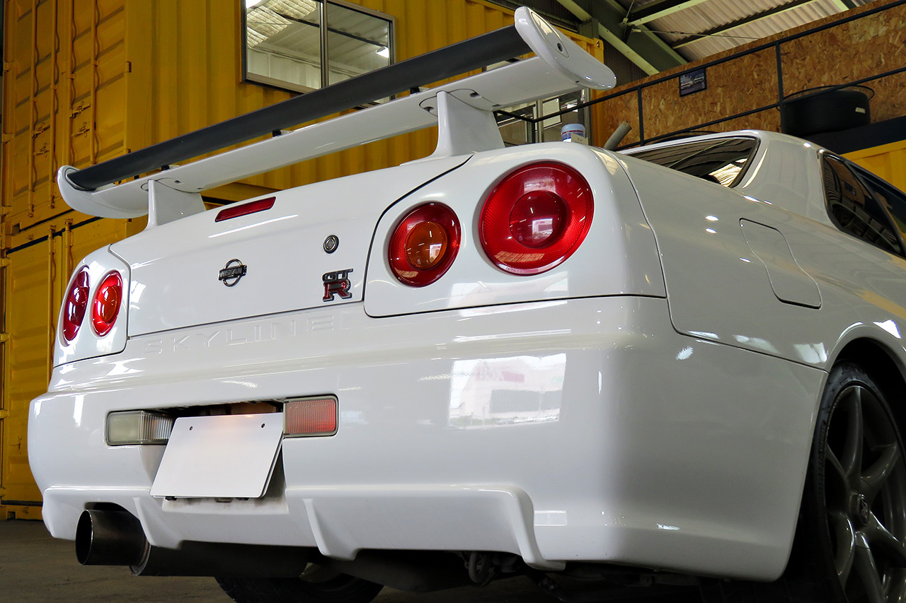 1999 Nissan SKYLINE GT-R R34 GT-R Base Grade, 99 Model, Trust Muffler