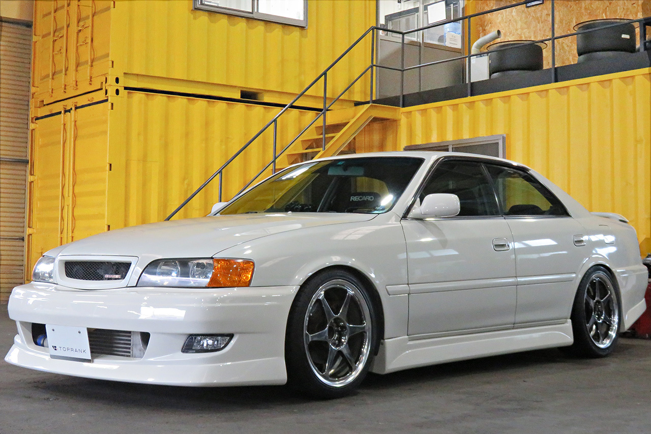 1996 Toyota CHASER JZX100 Tourer V 1JZGTE Turbo Engine,  URAS Full Aero Body Kit,  Factory 5F Transmission