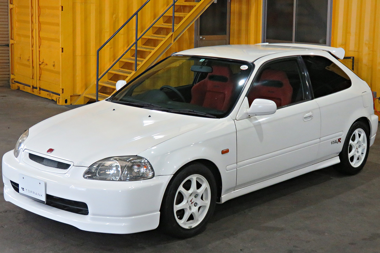 1997 Honda CIVIC TYPE R EK9 Kakimoto Exhaust, Top Fuel Zero 1000 Air Cleaner Kit,  Momo Steering Wheel 