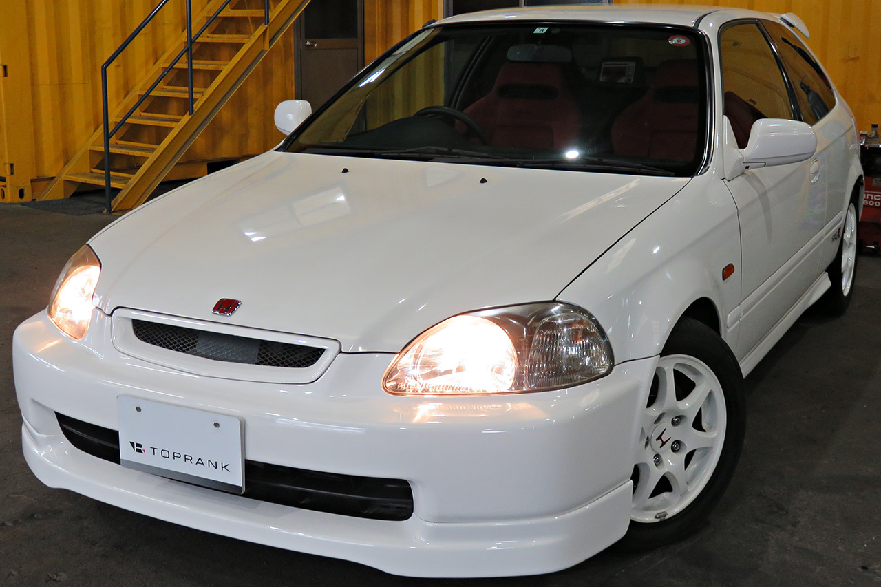 1997 Honda CIVIC TYPE R EK9 Kakimoto Exhaust, Top Fuel Zero 1000 Air Cleaner Kit,  Momo Steering Wheel 