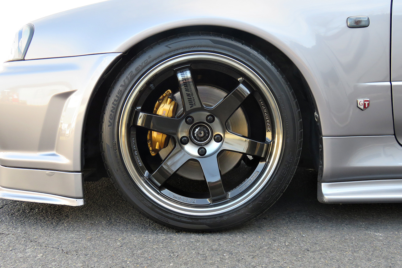 2000 Nissan SKYLINE GT-R R34 GT-R V SPEC, Nismo Aero Kit, Rays TE37SL 18 Inch, HKS Silent Hi-Power Exhaust 