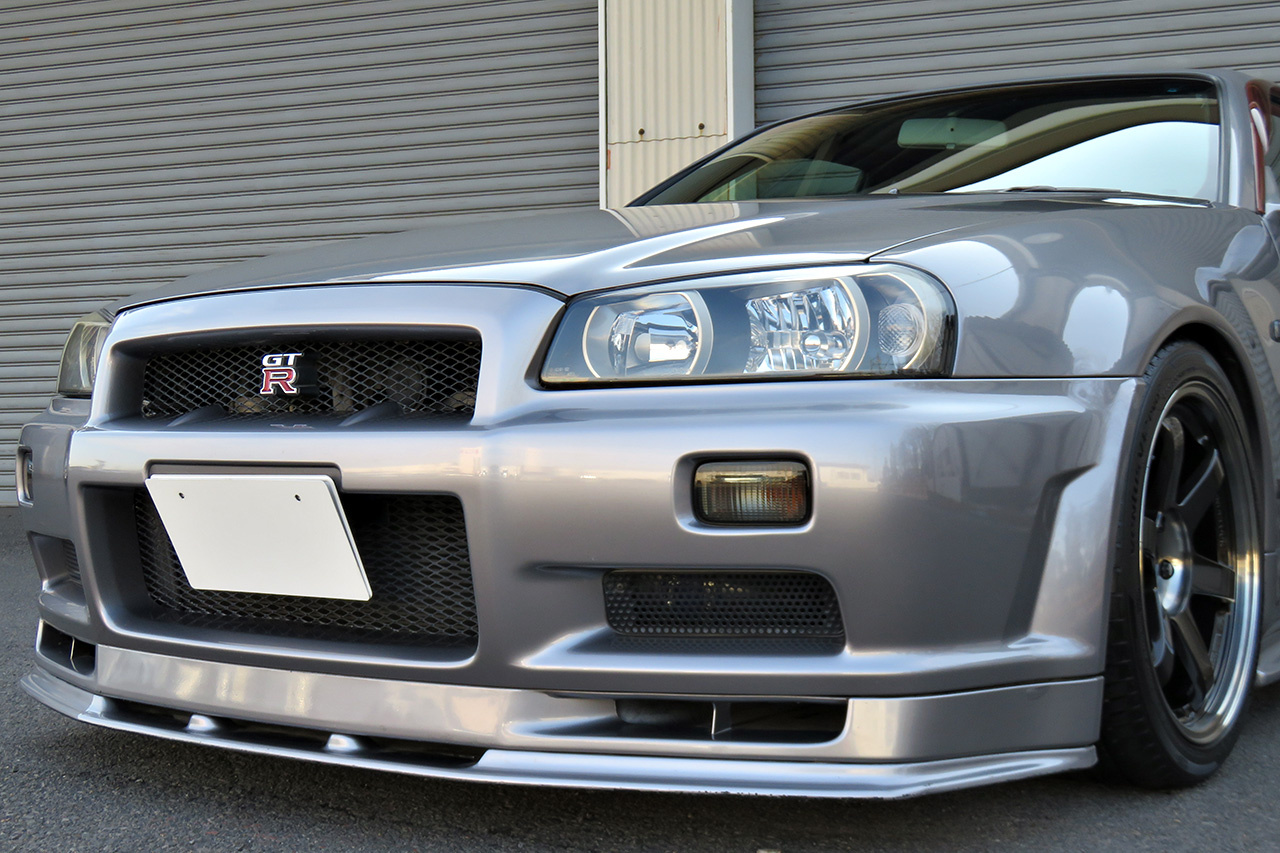 2000 Nissan SKYLINE GT-R R34 GT-R V SPEC, Nismo Aero Kit, Rays TE37SL 18 Inch, HKS Silent Hi-Power Exhaust 