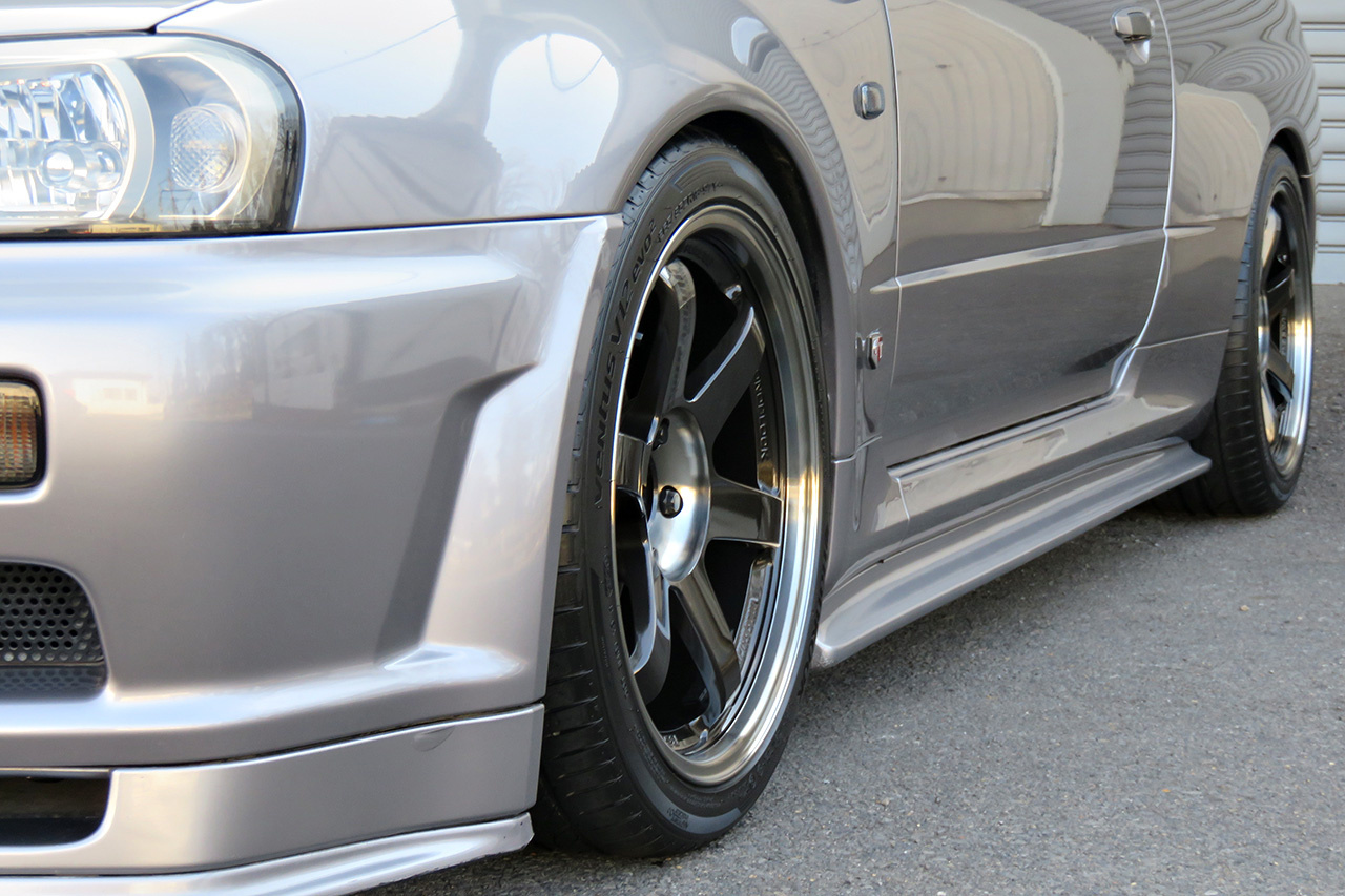2000 Nissan SKYLINE GT-R R34 GT-R V SPEC, Nismo Aero Kit, Rays TE37SL 18 Inch, HKS Silent Hi-Power Exhaust 