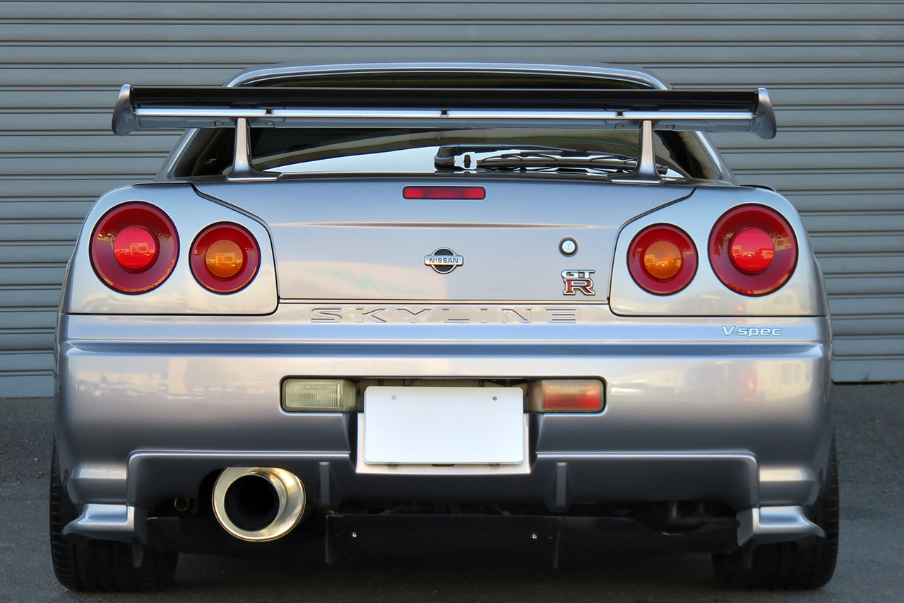 2000 Nissan SKYLINE GT-R R34 GT-R V SPEC, Nismo Aero Kit, Rays TE37SL 18 Inch, HKS Silent Hi-Power Exhaust 