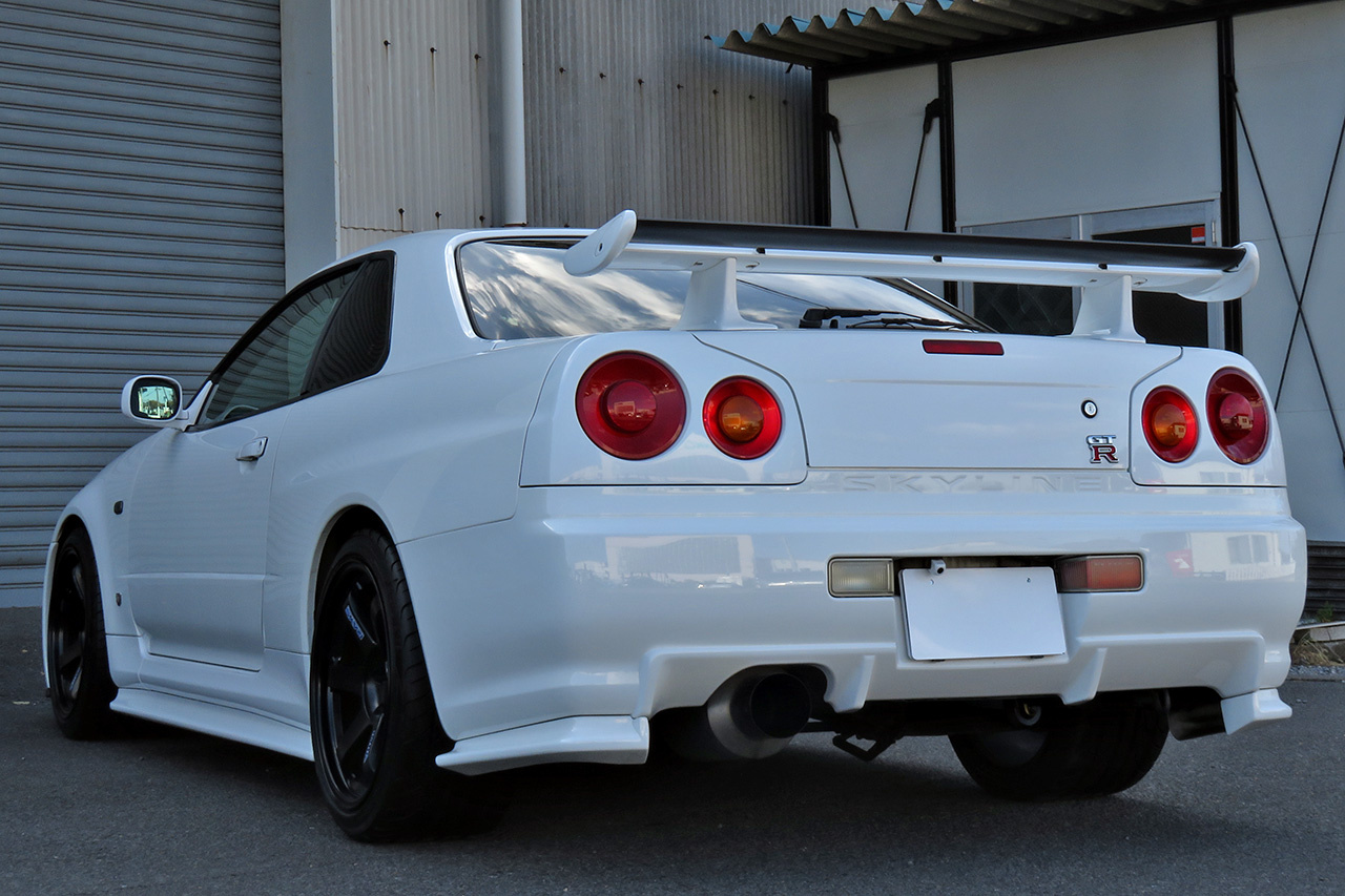 1999 Nissan SKYLINE GT-R R34 GT-R Nismo Z-Tune Front Bumper, HKS Stainless Front Pipe, Coppermix Twin Clutch,