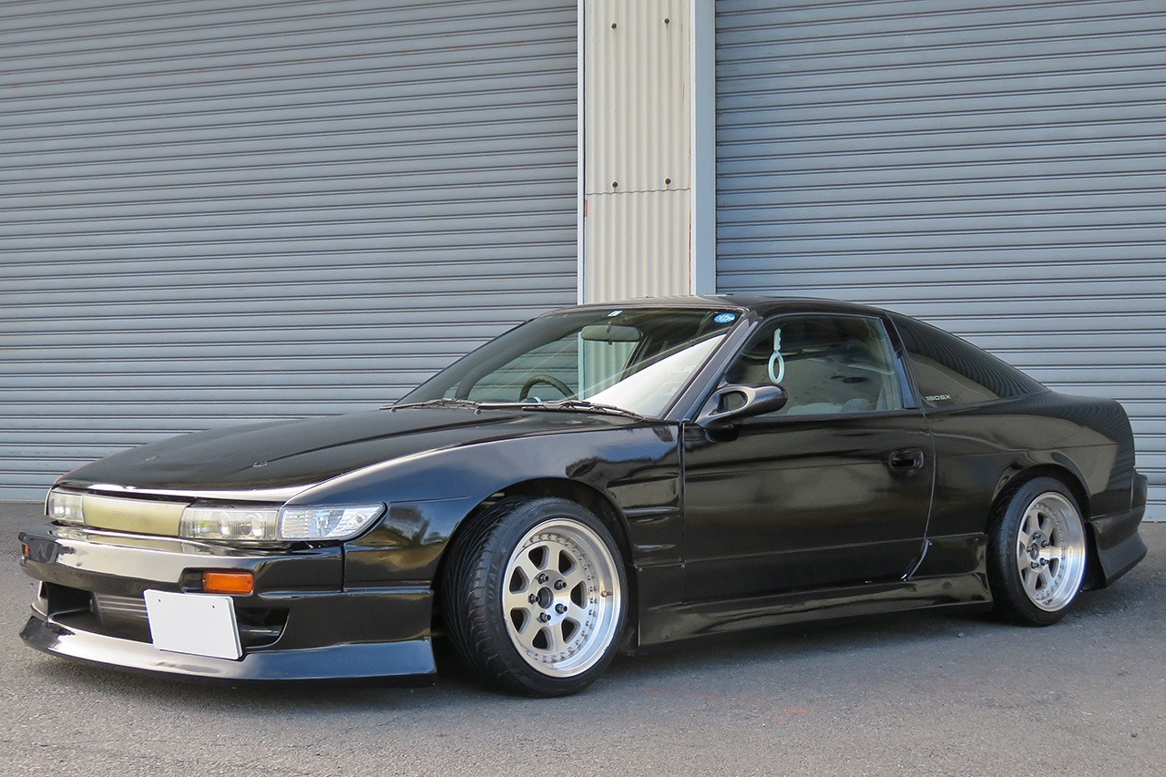 1996 Nissan 180SX SIL80 TRUST GReddy Intake,D-Max Front FendersTRUST GReddy T518Z Turbine, Ganador Super Mirror