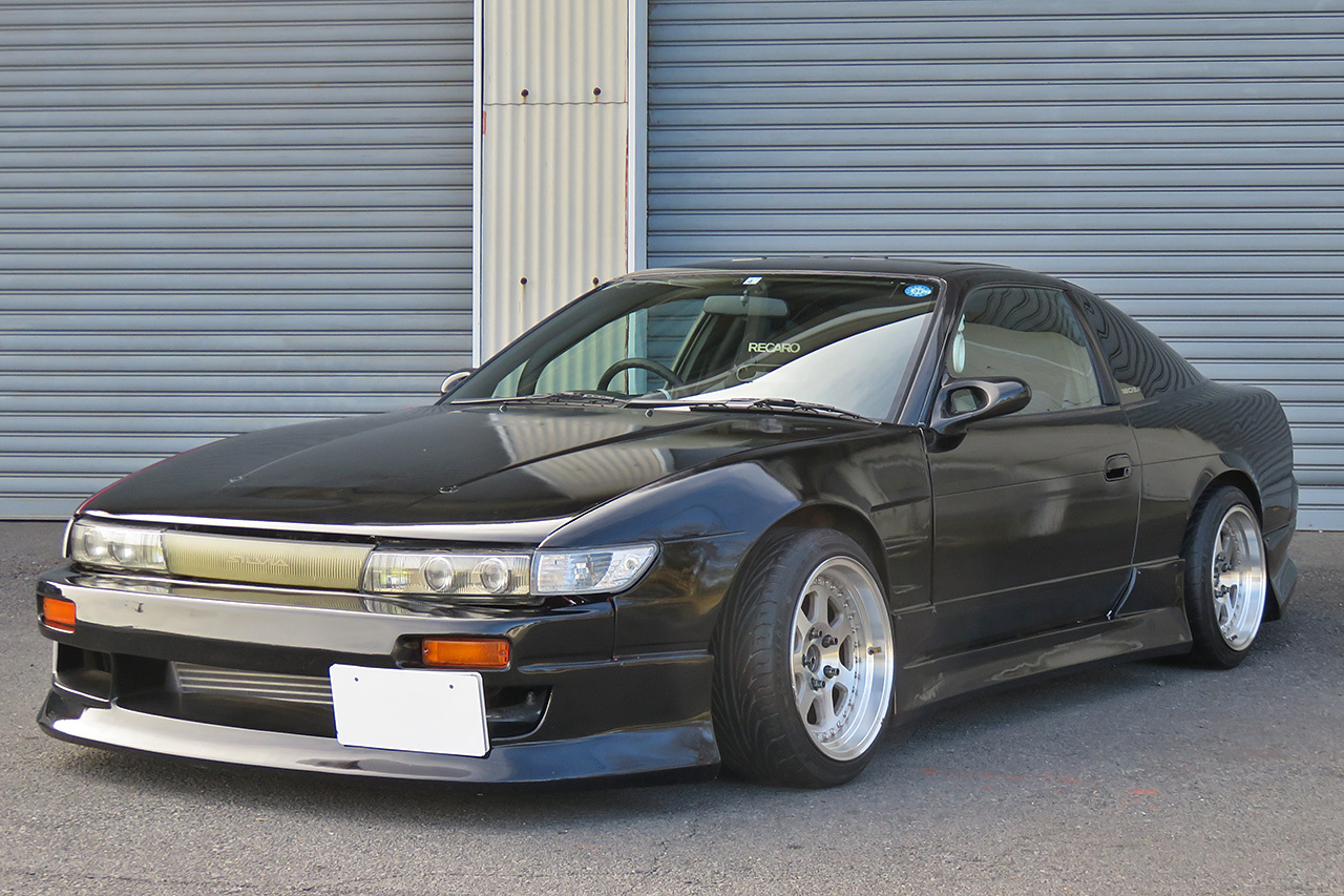 1996 Nissan 180SX SIL80 TRUST GReddy Intake,D-Max Front FendersTRUST GReddy T518Z Turbine, Ganador Super Mirror