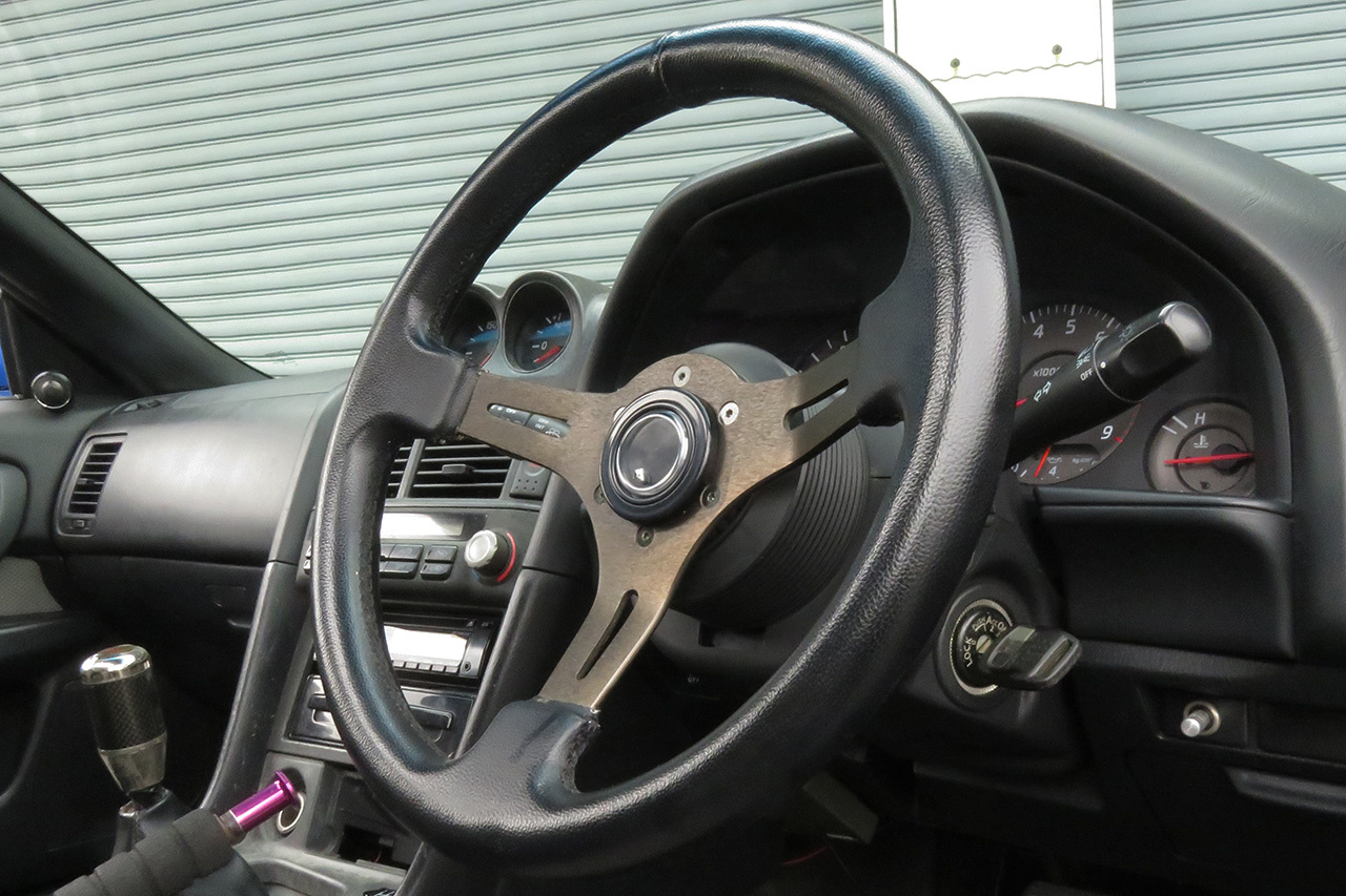 1999 Nissan SKYLINE COUPE R34 25GT Turbo GT-R Look Bayside Blue, Blitz Intercooler, Aftermarket 19 Inch Wheels