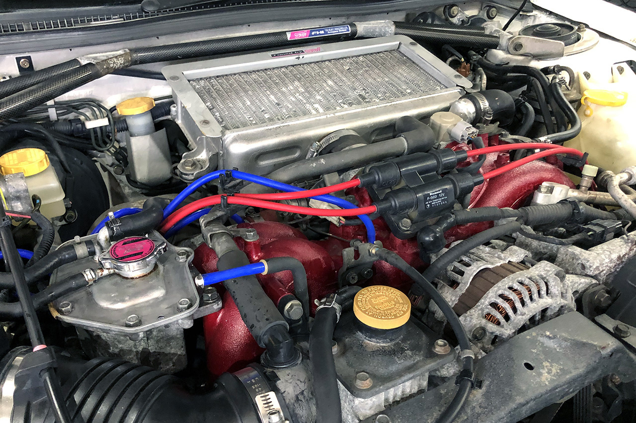 1998 Subaru IMPREZA STI 97 Model GC8 WRX STi Version 4 , STi Engine Carbon Tower Bar, AVS Model 5 17 Inch Wheels