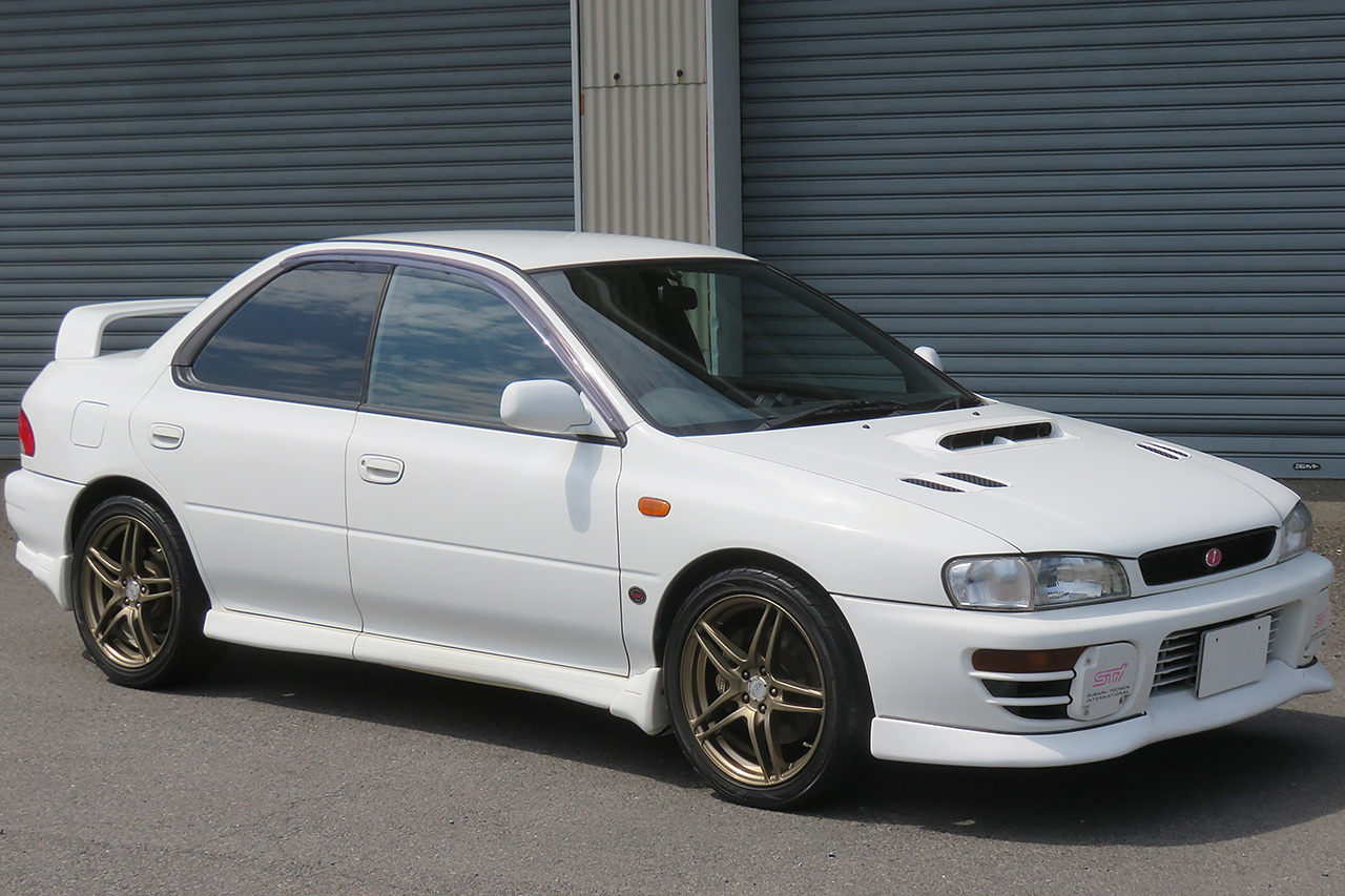 1998 Subaru IMPREZA STI 97 Model GC8 WRX STi Version 4 , STi Engine Carbon Tower Bar, AVS Model 5 17 Inch Wheels