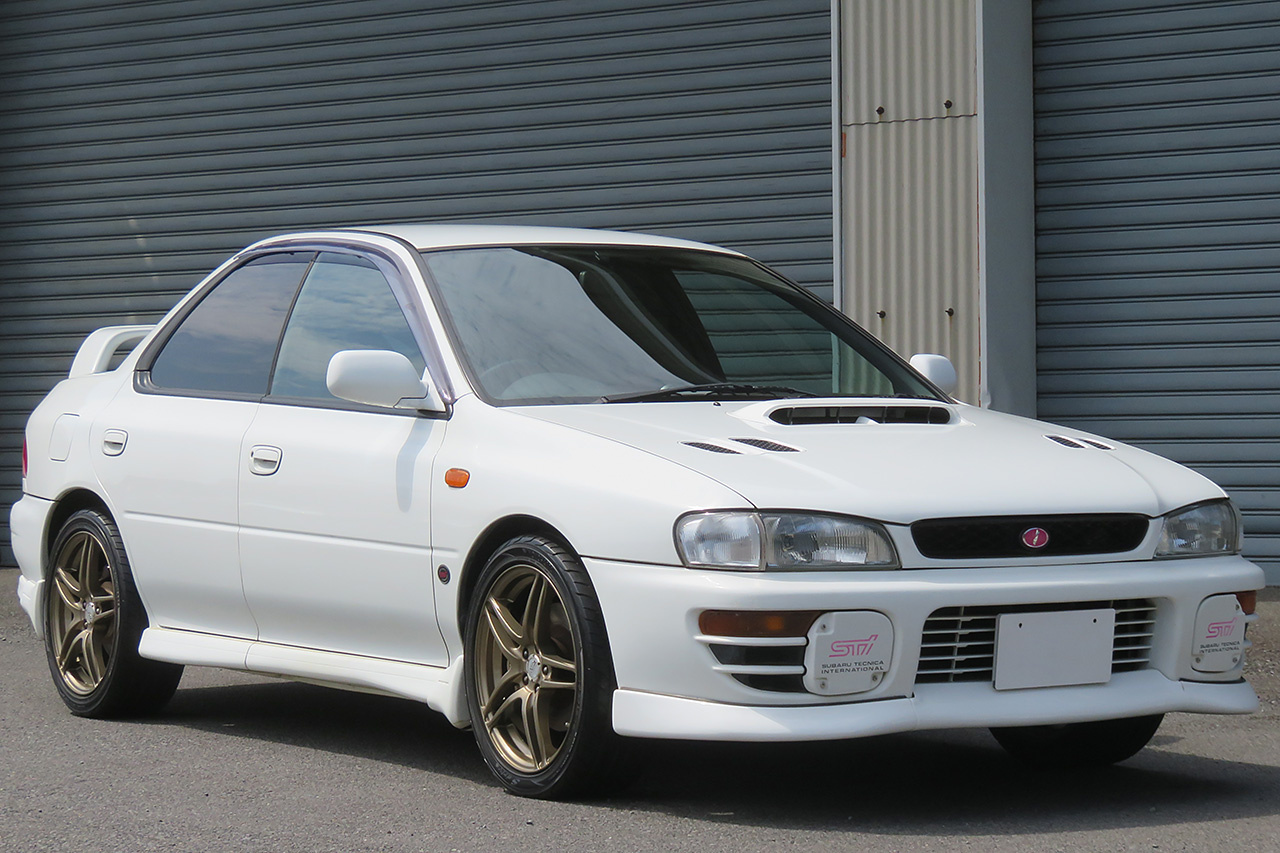 1998 Subaru IMPREZA STI 97 Model GC8 WRX STi Version 4 , STi Engine Carbon Tower Bar, AVS Model 5 17 Inch Wheels
