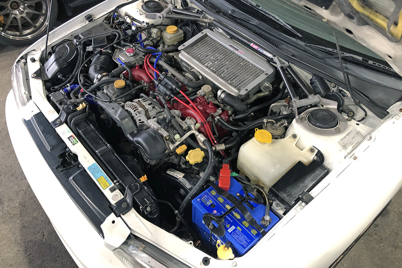 1998 Subaru IMPREZA STI 97 Model GC8 WRX STi Version 4 , STi Engine Carbon Tower Bar, AVS Model 5 17 Inch Wheels