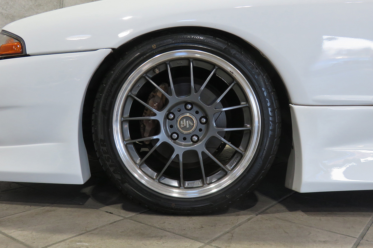 1991 Nissan SKYLINE R32 GTS-T, RB20DET Turbo Engine, Kakimoto Exhaust, Rays Volk Racing 17 Inch Wheels