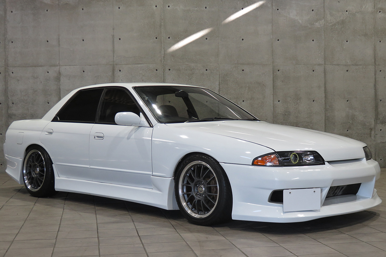 1991 Nissan SKYLINE R32 GTS-T, RB20DET Turbo Engine, Kakimoto Exhaust, Rays Volk Racing 17 Inch Wheels