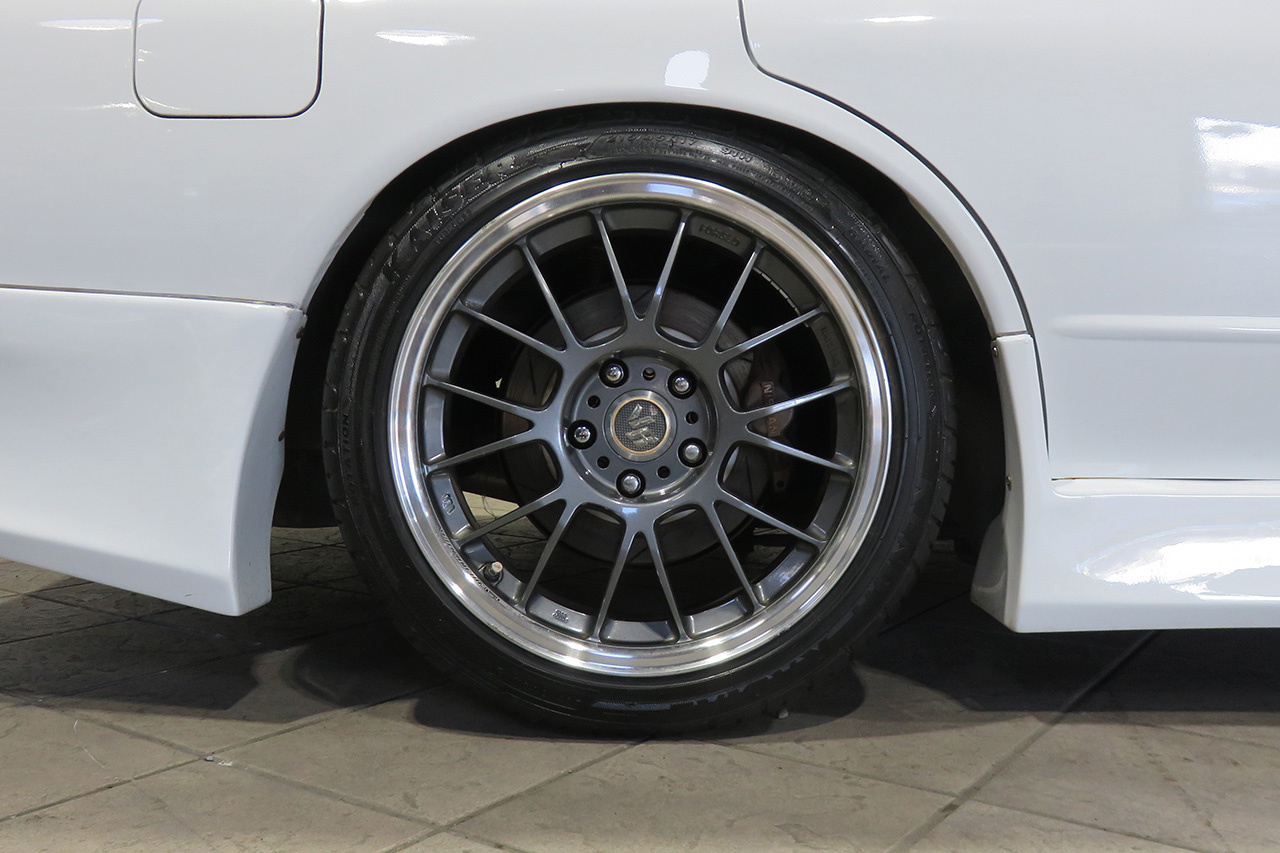 1991 Nissan SKYLINE R32 GTS-T, RB20DET Turbo Engine, Kakimoto Exhaust, Rays Volk Racing 17 Inch Wheels
