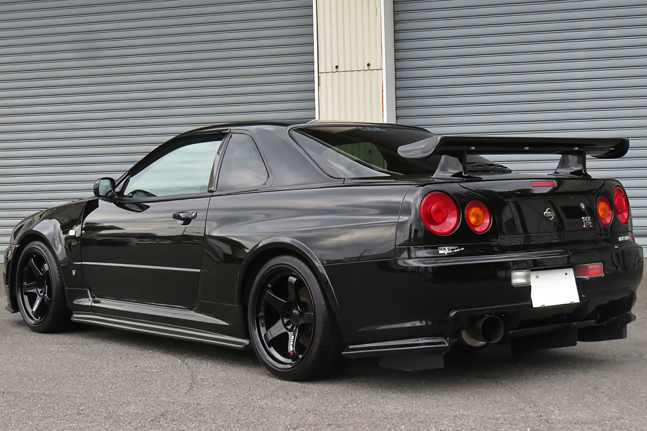 1999 Nissan SKYLINE GT-R BNR34 R34 GT-R V SPEC, RAYS NISMO LM GT4 18 Inch Wheels, BNR34 Z-TUNE Front Bumper