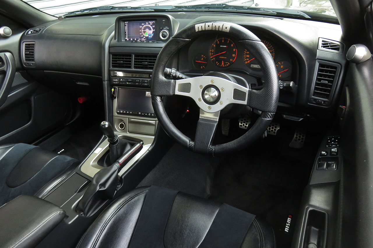 1999 Nissan SKYLINE GT-R BNR34 R34 GT-R V SPEC, RAYS NISMO LM GT4 18 Inch Wheels, BNR34 Z-TUNE Front Bumper